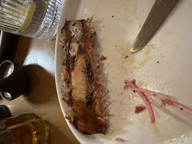 Первый брискет комом...